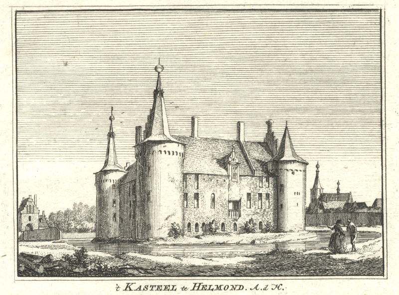 ´t Kasteel te Helmond. by A. de Haen