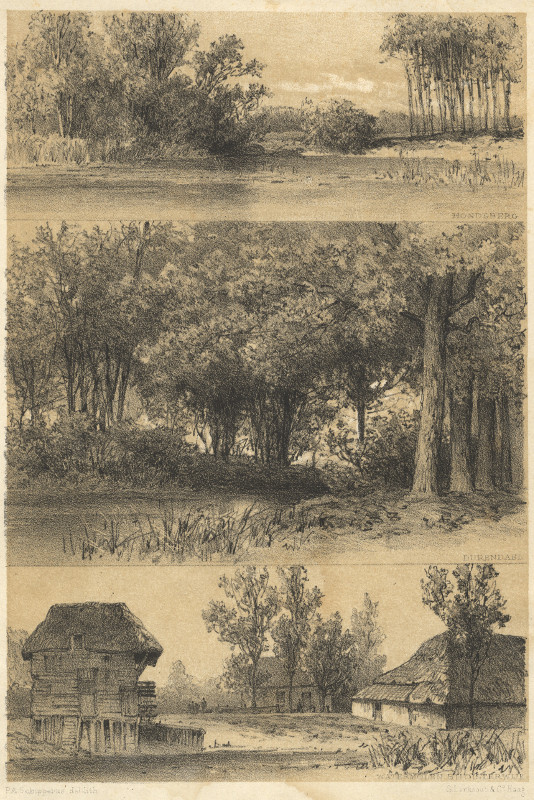 view Hondsberg, Durendael, Watermolen bij Oisterwijk by P.A. Schipperus