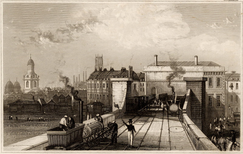 Die Eisenbahn von London nach Greenwich by Meyer