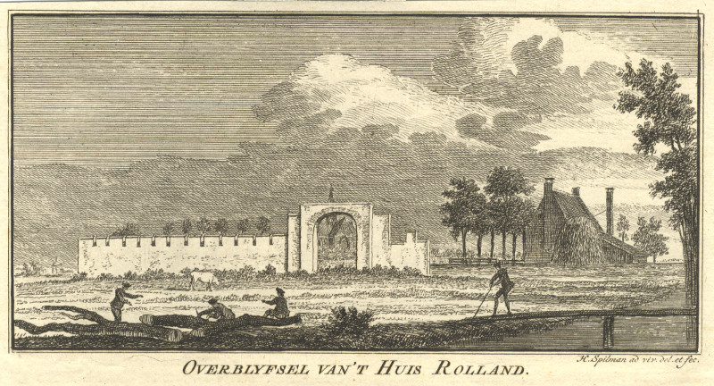 Overblyfsel van´t Huis Rolland by H. Spilman