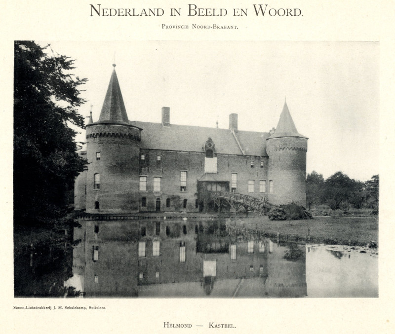 Helmond - Kasteel  by Stoom Lichtdrukerije J.M. Schalekamp, Huiksloot