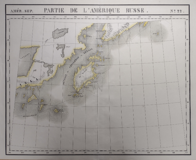 Partie de L´Amerique Russe, Amer. Sep. No. 22 by Philippe Vandermaelen