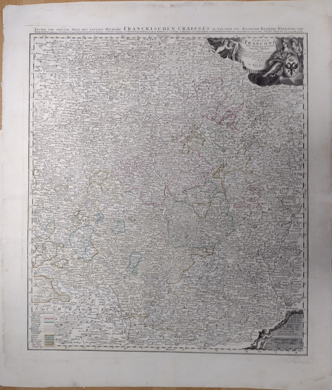 Circuli Franconiae pars orientalis et potior by J.B. Homann