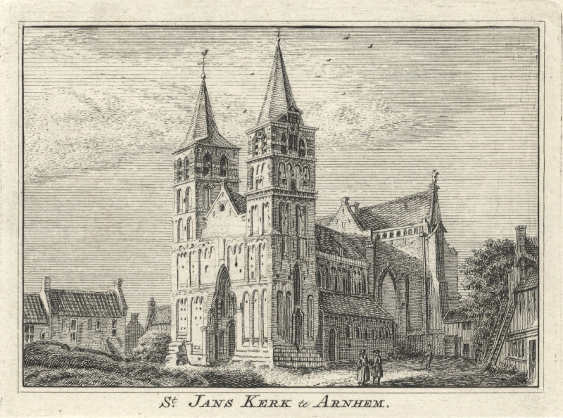 St Jans Kerk te Arnhem by H. Spilman, J. de Beijer