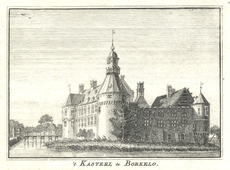 ´t Kasteel te Borkelo by H. Spilman, J. de Beijer