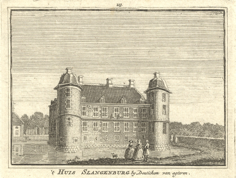 ´t Huis Slangenburg by Deutichem van agteren by H. Spilman, J. de Beijer