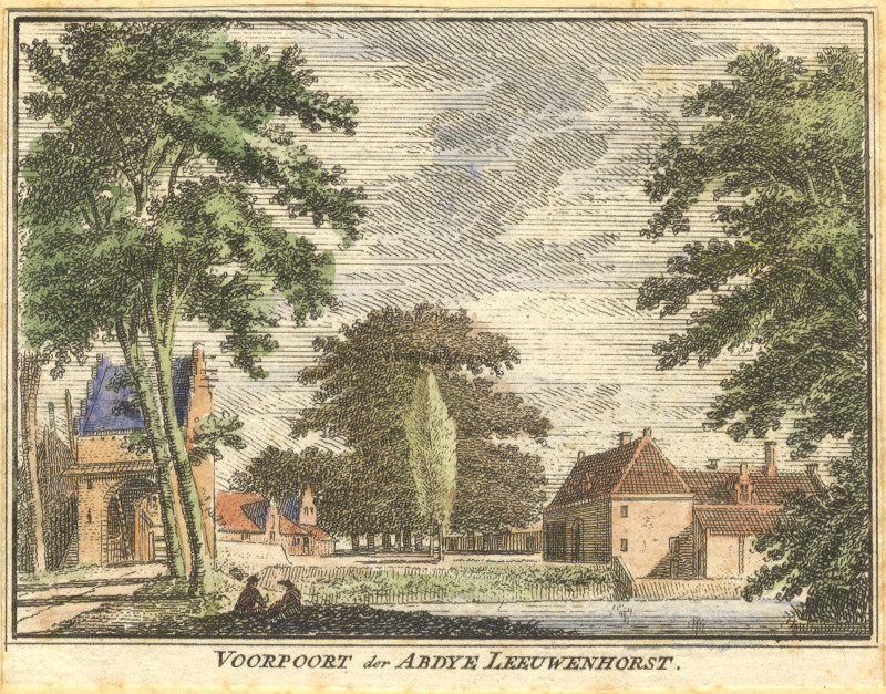 Voorpoort der Abdye Leeuwenhorst by H. Spilman, A. de Haen