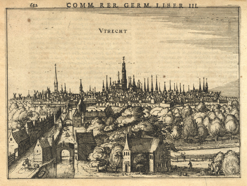 Utrecht by P. van der Keere? P. Bertius