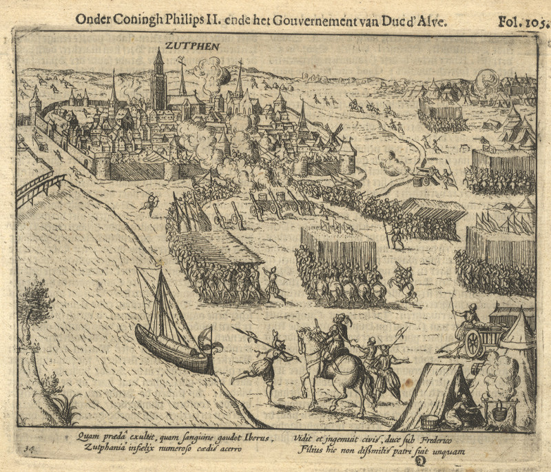 Onder Coningh Philips II ende het Gouvernement van Duc d´Alve by nn naar Frans Hogenberg