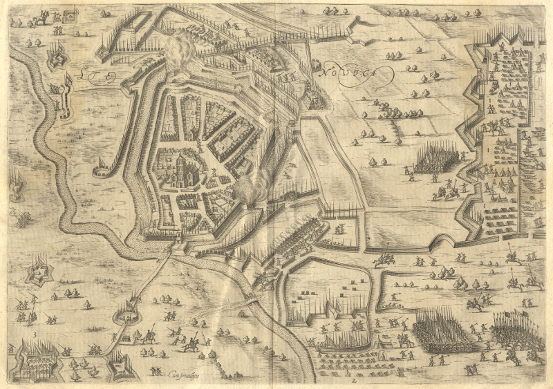 Beleg van Steenwijk in 1592 by Bartholomeus Dolendo