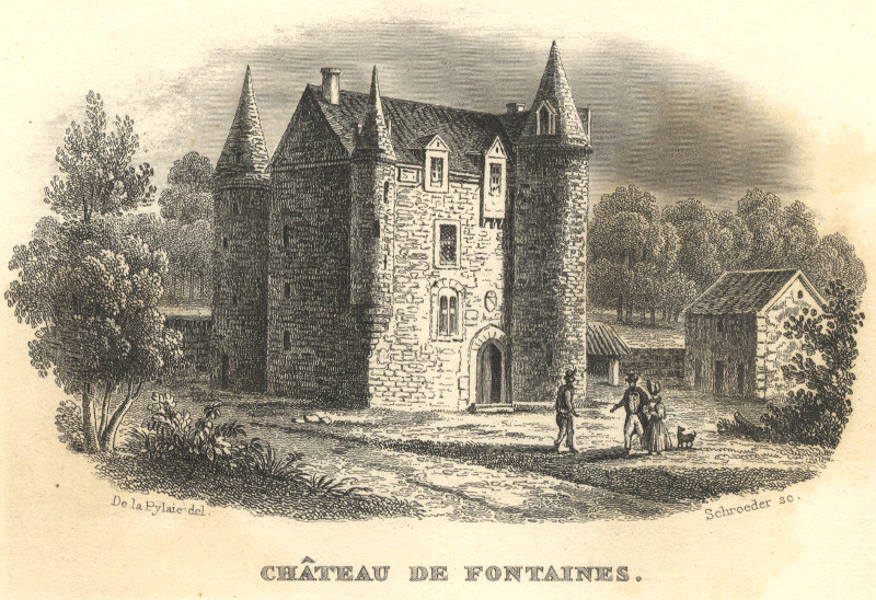 Chateau de Fontaines by De la Pylaie, Schroeder