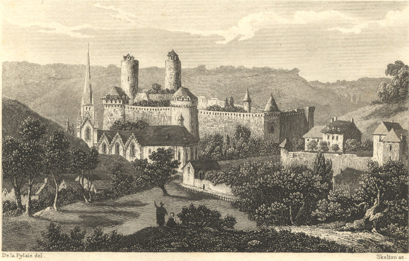 Chateau de Fougeres by De la Pylaie, Skelton