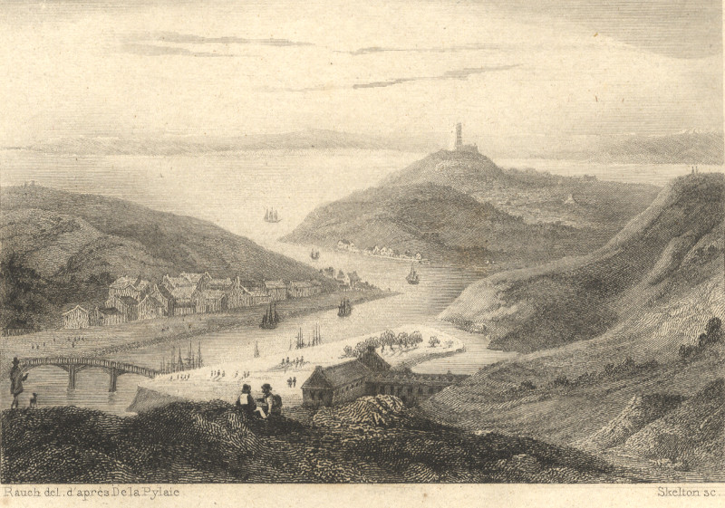 Vue du Legue, pres de St. Brieuc by Rauch, De la Pylaie, Skelton