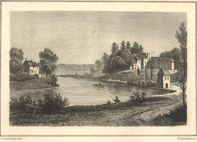 Site et chateau de l´ancien marigny by De la Pylaie, Schroeder