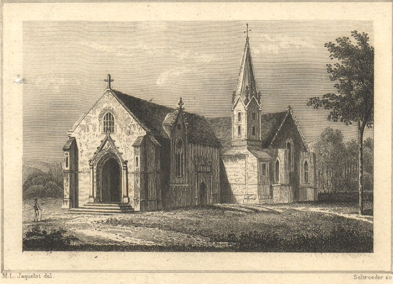 Eglise de la Mere Dieu, pres Quimper by M.L. Jaquelot, Schroeder