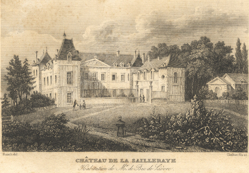 Chateau de la Sailleraye, Habitation de Mr. de Bec de Lievre by Rauch, Skelton