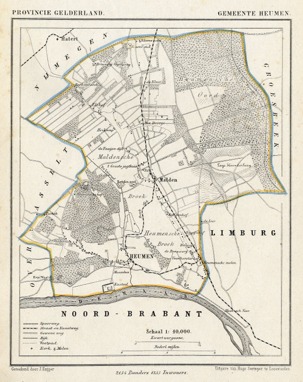 map communityplan Heumen by Kuyper (Kuijper)