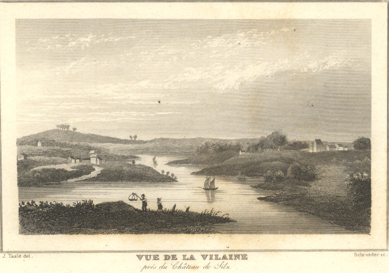 Vue de la Vilaine, pres du Chateau de Silz by J. Tasle, Schroeder