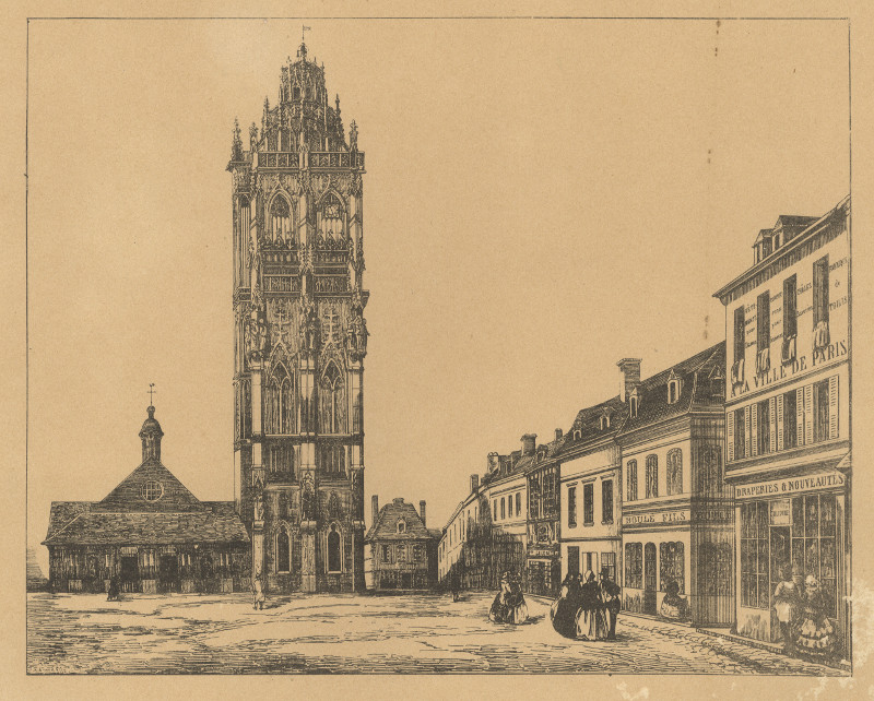 Kerkplein in Parijs by nn