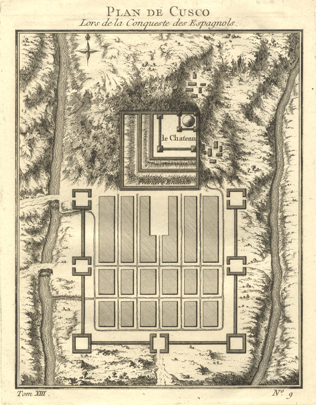 Plan de Cusco, Lors de la Conqueste des Espagnols by nn