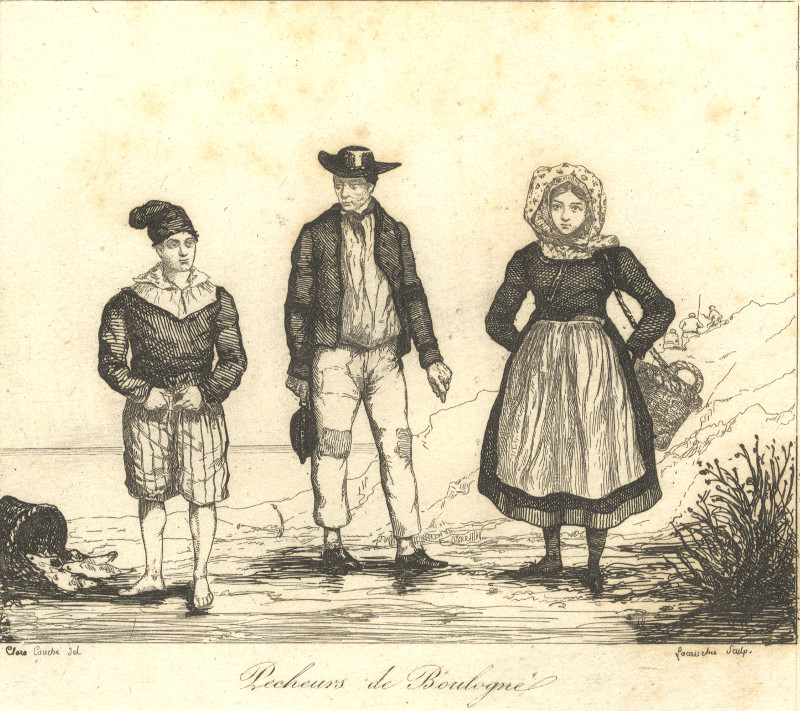 Pecheurs de Boulogne by Lacauchie