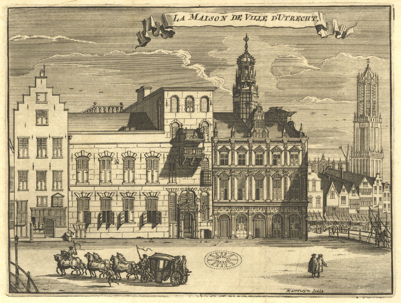 La Maison de Ville d´Utrecht by J. Harrewijn