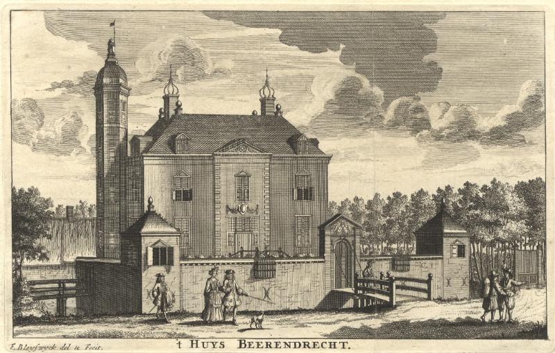 ´t Huys Beerendrecht by F. van Bleyswijck