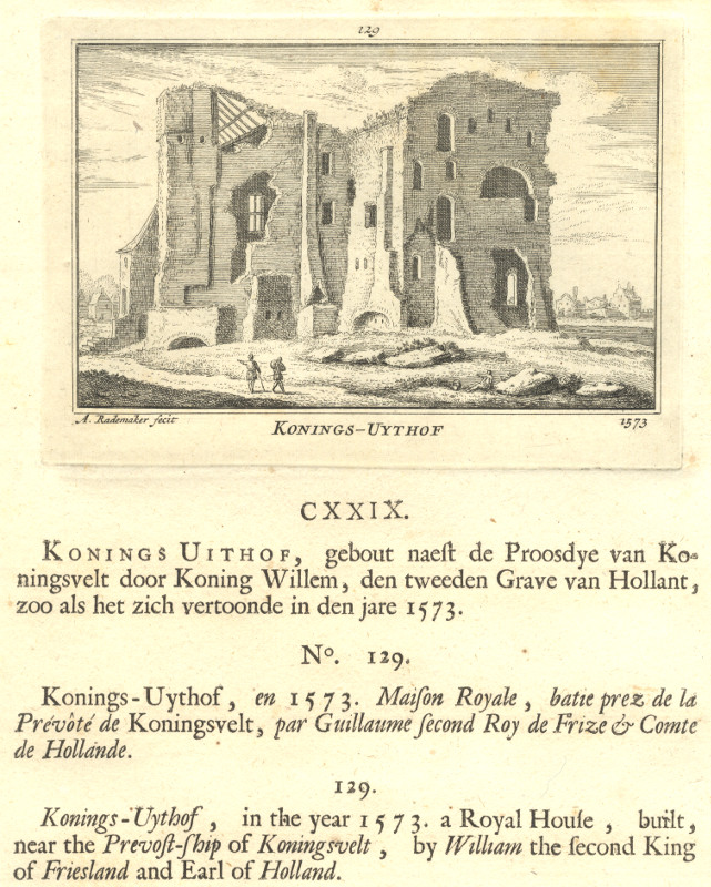 Konings-Uythof 1573 by A. Rademaker