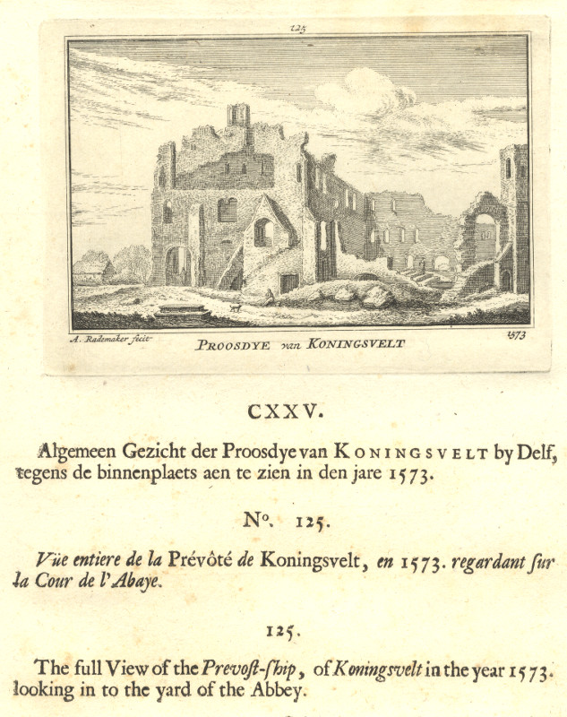 Proosdye van Koningsvelt 1573 by A. Rademaker