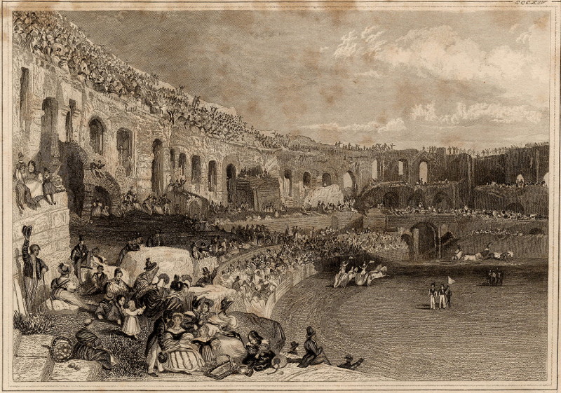 Das Amphitheater in Nismes by nn