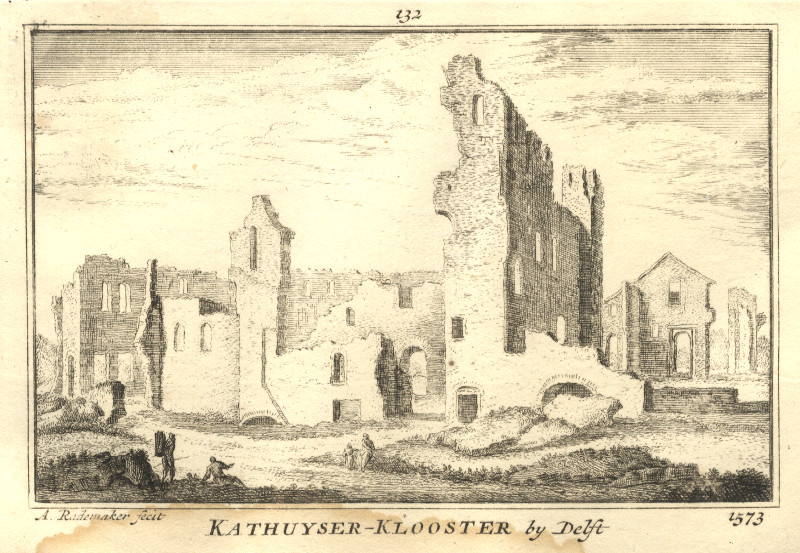 Kathuyser-Klooster by Delft 1573 by A. Rademaker