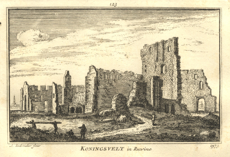 Koningsvelt in Ruwine 1573 by A. Rademaker