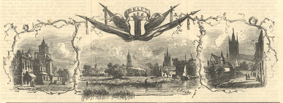 Drie gezichten op Delft by E. Koster