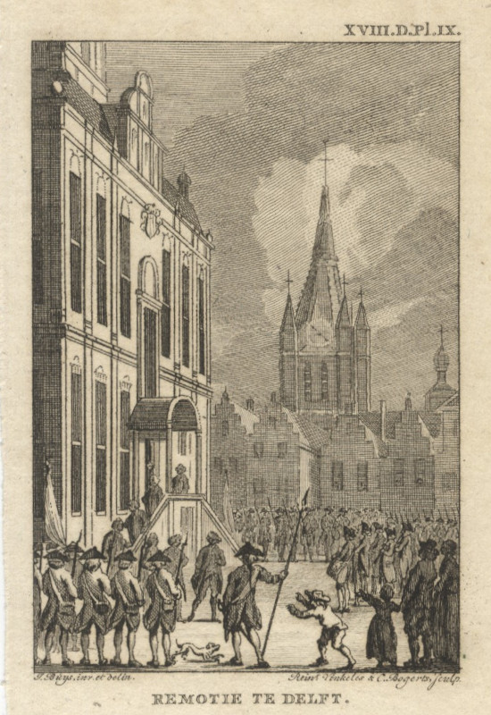 view Remotie te Delft by R.Vinkeles en C. Bogerts naar J. Buys