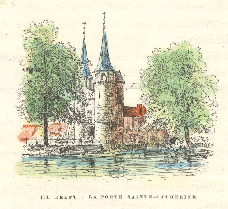 Delft: la porte Sainte-Catherine by nn