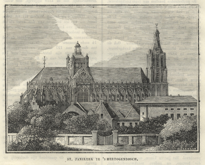 St. Janskerk te ´s Hertogenbosch by D. Tollenaar