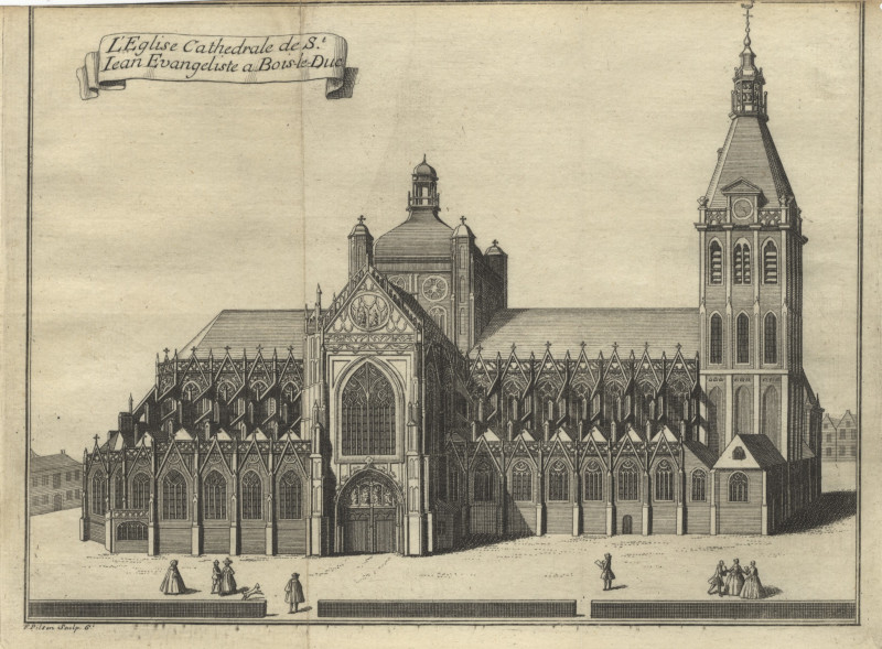 L´Eglise Cathedrale de St. Jean Evangeliste a Bois-le-Duc by F. Pilsen