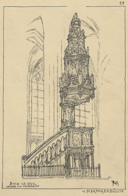 view Bois-le-Duc, Chaire de la Cathedrale. ´s Hertogenbosch by nn