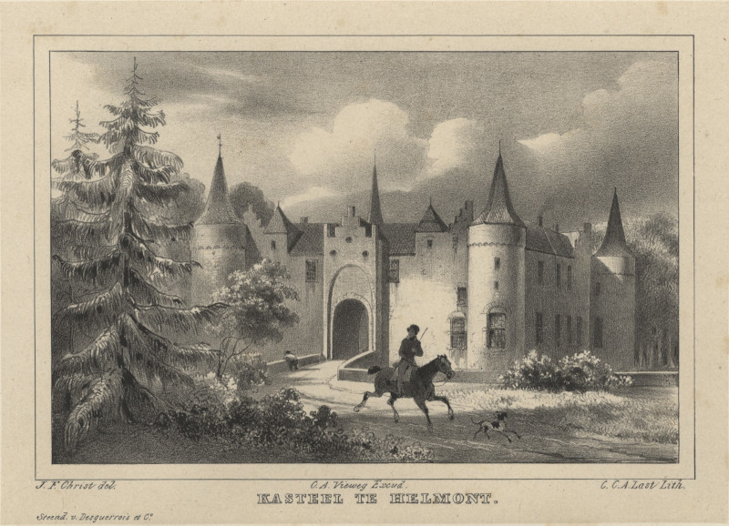 Kasteel te Helmont by J.F. Christ, C.C.A. Last, C.A. Vieweg