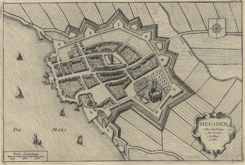 Heusden by M.Z. Boxhorn
