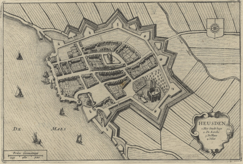 Heusden by M.Z. Boxhorn