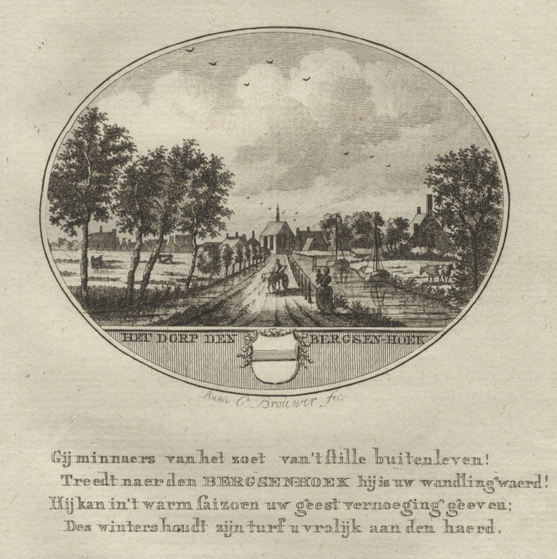 Het Dorp Bergsen-Hoek by Anna C. Brouwer