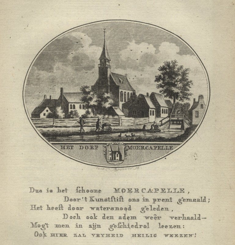 Het Dorp Moercapelle by Anna C. Brouwer