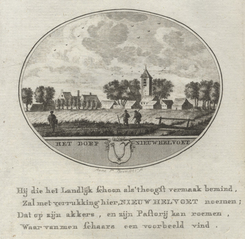 Het Dorp Nieuwhelvoet by Anna C. Brouwer