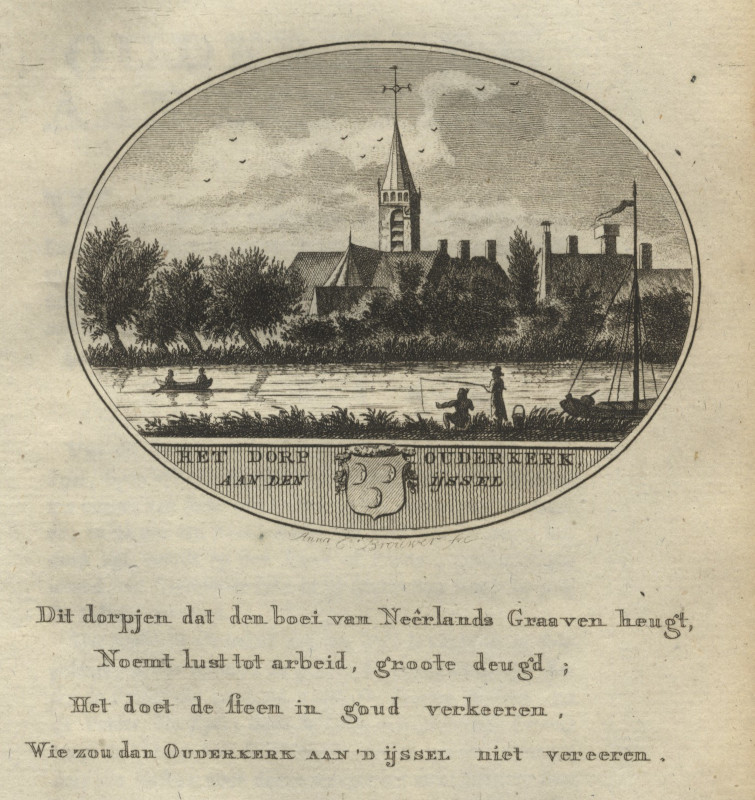 Het Dorp Ouderkerk aan den IJssel by Anna C. Brouwer