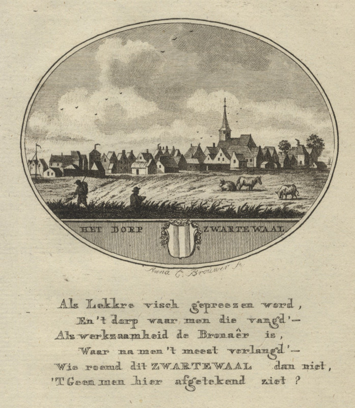 Het Dorp Zwarte Waal by Anna C. Brouwer