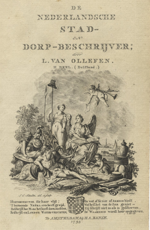 view Baljuwschap Delfland titelblad by J.C. Schultz