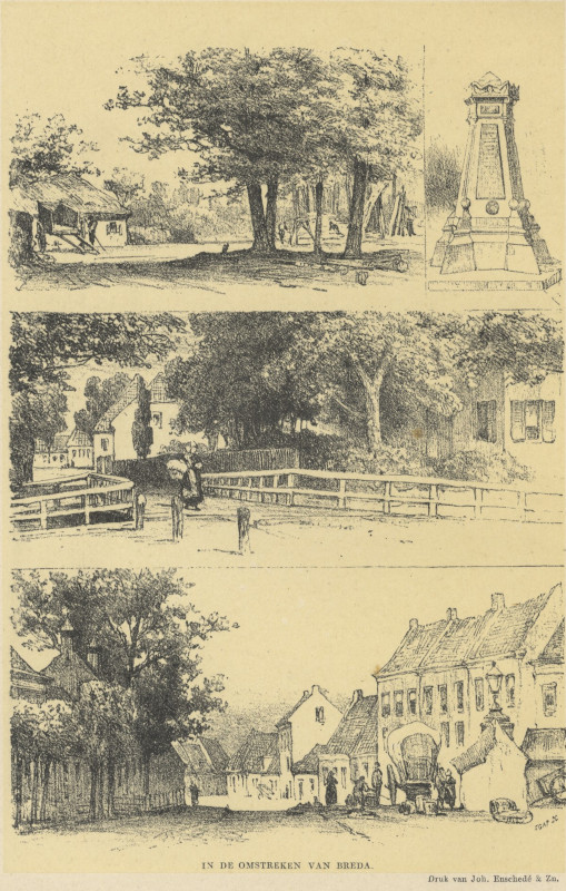 view In de Omstreken van Breda by P.A. Schipperus