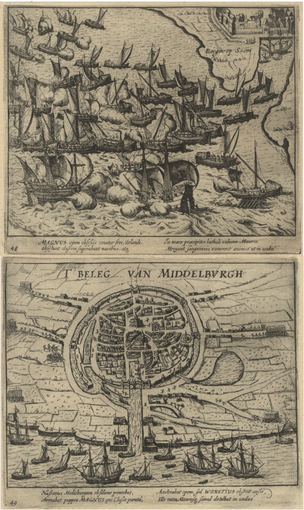 view Magnus opem obsessis conatur fere, Zelandi  by Frans Hogenberg