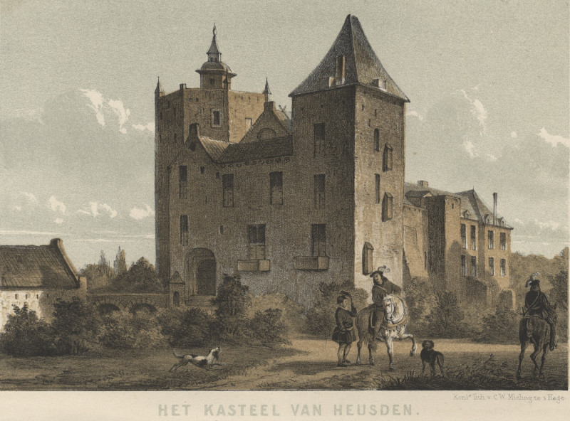 Het Kasteel van Heusden by nn, C.W. Mieling